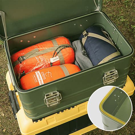 camping metal box|best gear boxes for camping.